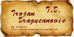 Trojan Dragucanović vizit kartica